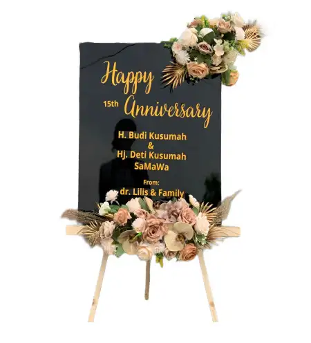 Papan Bunga Akrilik Tremes