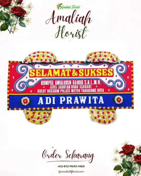 Papan Bunga Ucapan Selamat Tremes